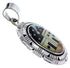Silver Native American Design Multistone Turquoise Pendant RS41042